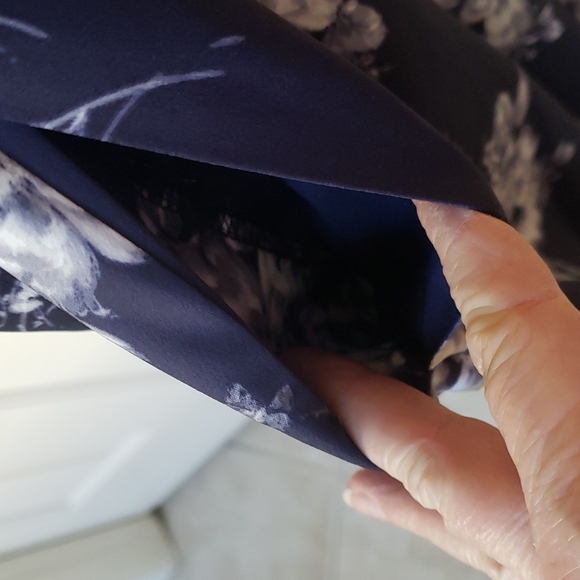 Gal Meets Glam Vienna Floral Midi Tie Dress size 0 NWT - Picture 9 of 12